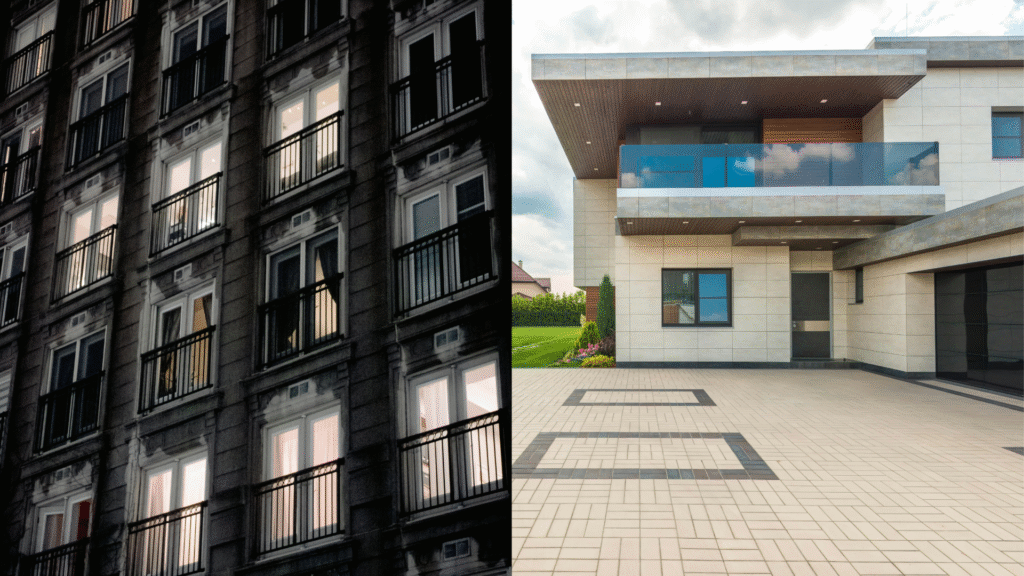 house vs flat image for evergreen ventures